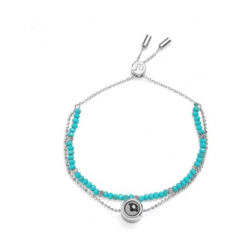 Customized Bracelet With 520 Color Photo Projections Languages